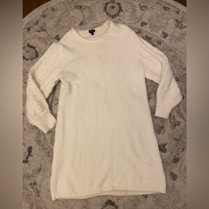 Torrid Cream Long Sleeve sweater Dress size 1x